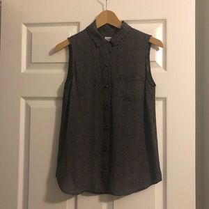 Steven Alan Sleeveless Gingham Blouse
